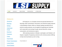 Tablet Screenshot of lsisupply.com